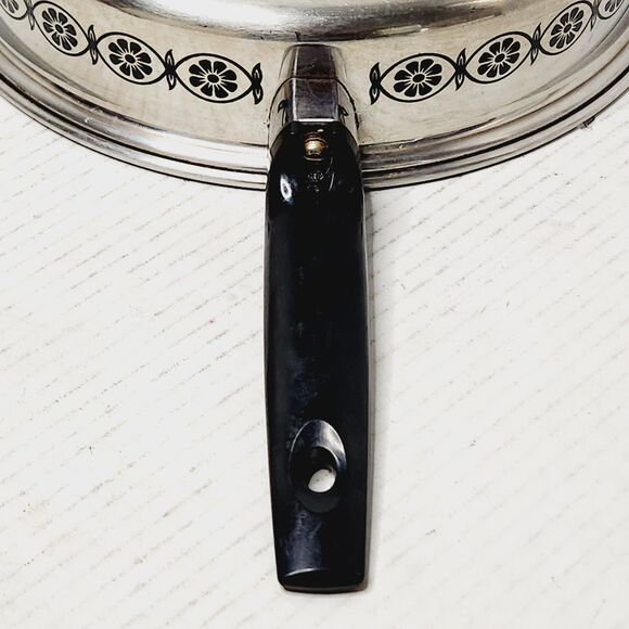 Ekco 3 Ply Stainless Steel Daisy Flower Vintage Replacement Pan 10" NO LID Prop - Picture 10 of 16